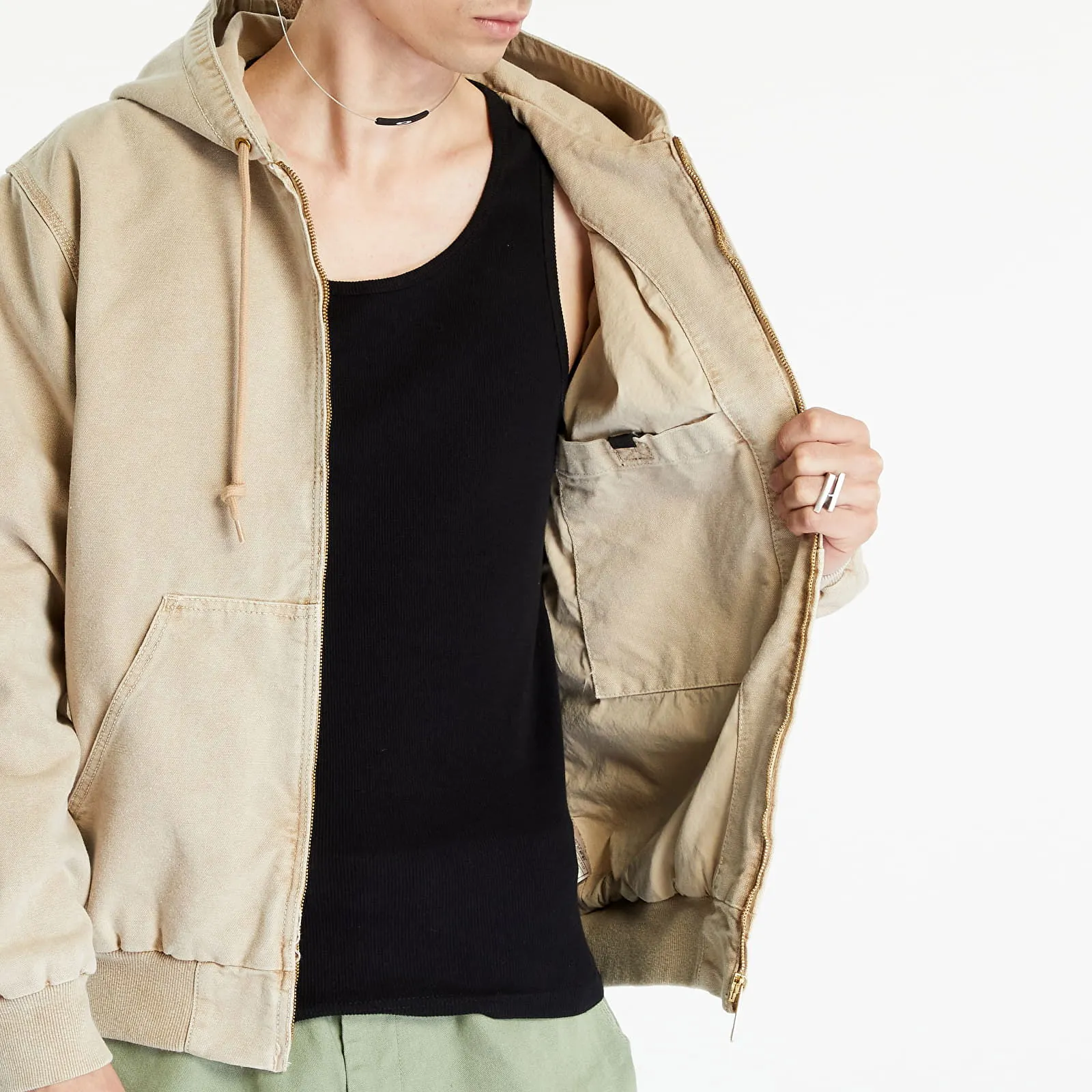 Carhartt WIP Active Jacket Dusty Hamilton Brown Faded