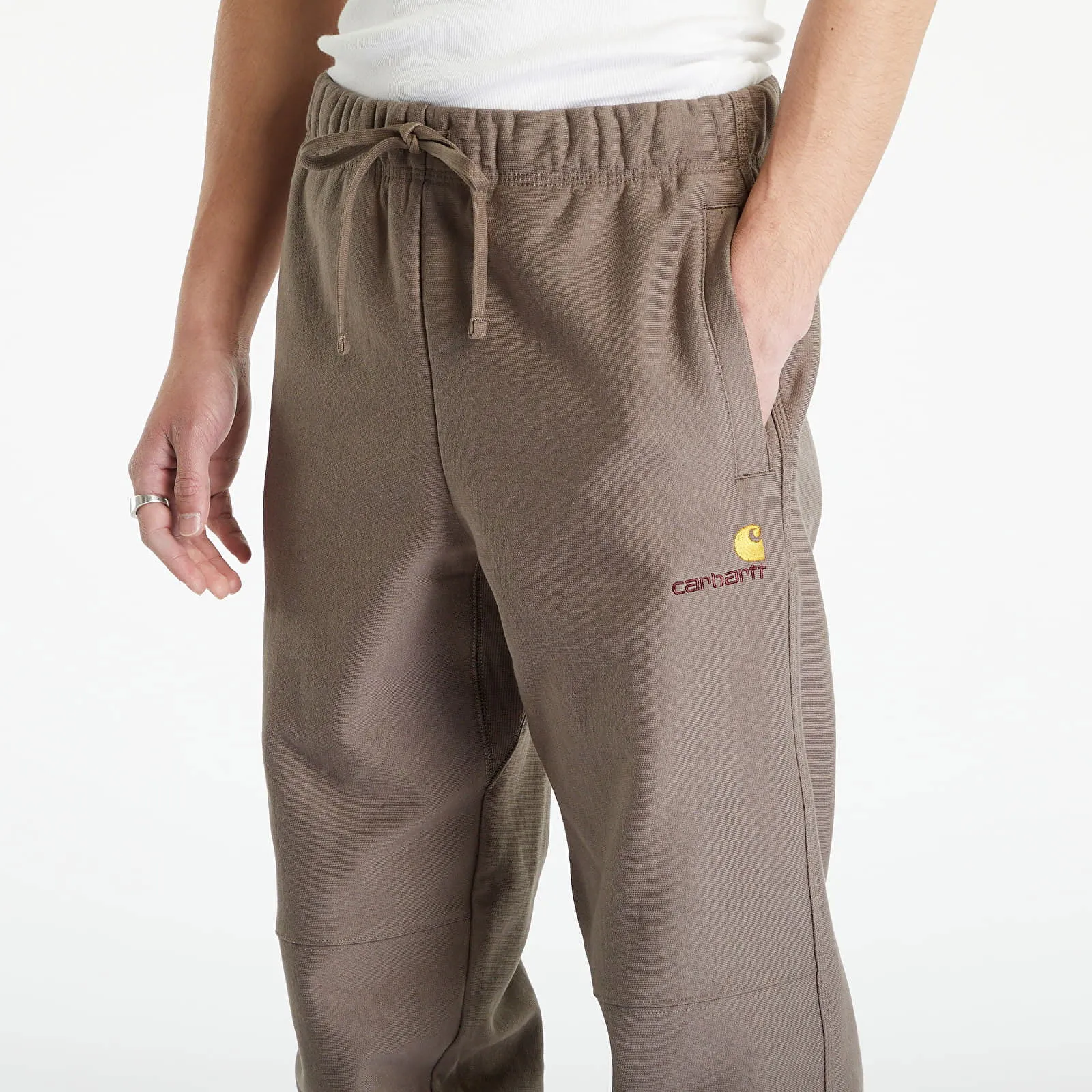 Carhartt WIP American Script Jogging Pant Brown