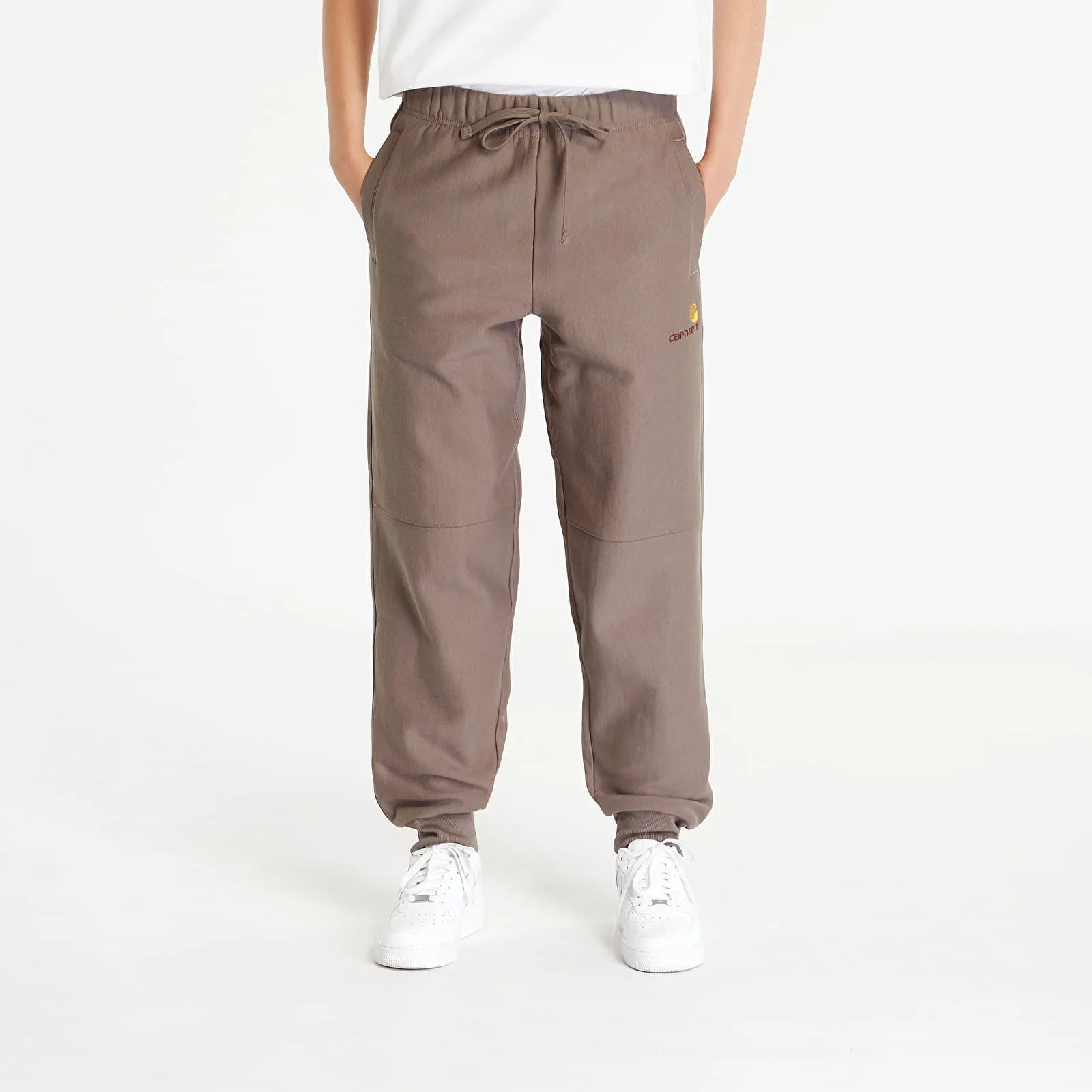 Carhartt WIP American Script Jogging Pant Brown