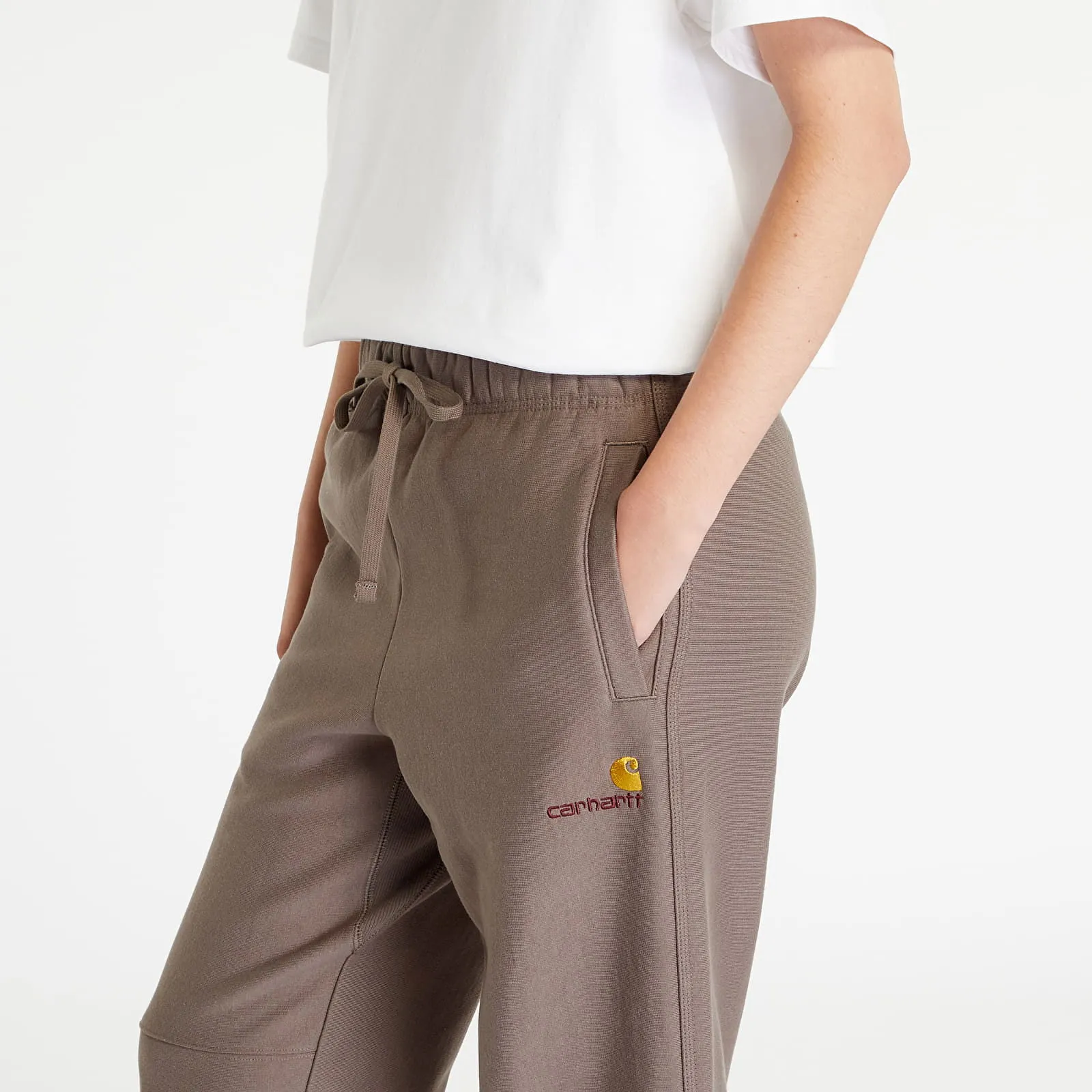 Carhartt WIP American Script Jogging Pant Brown