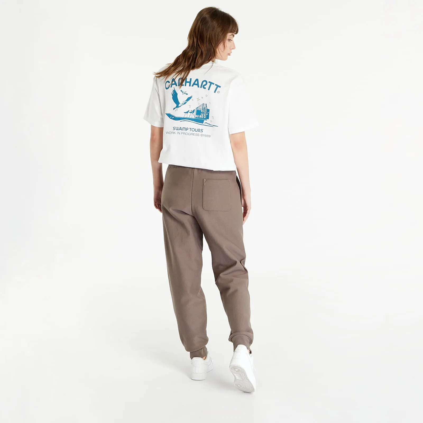 Carhartt WIP American Script Jogging Pant Brown