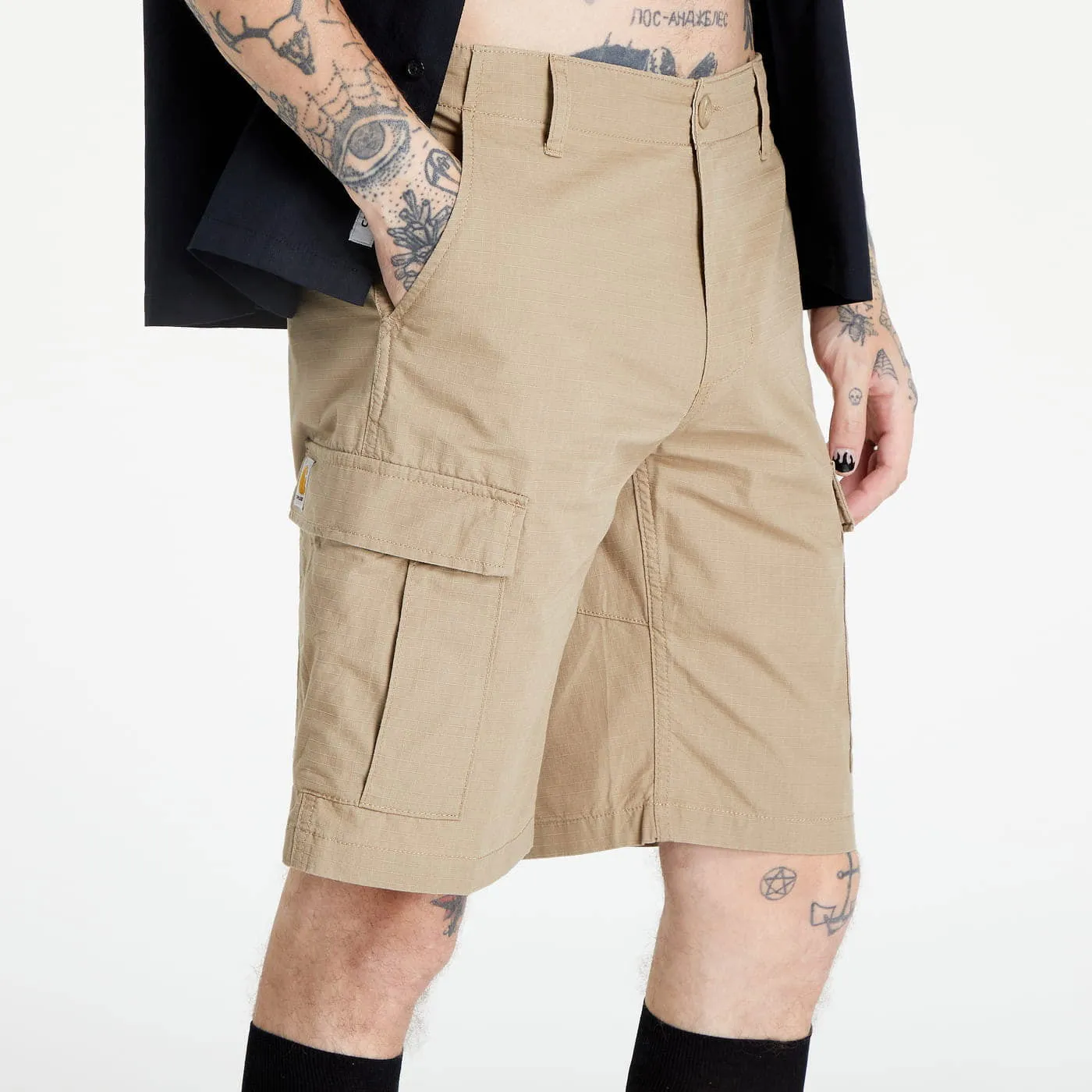 Carhartt WIP Aviation Short Beige