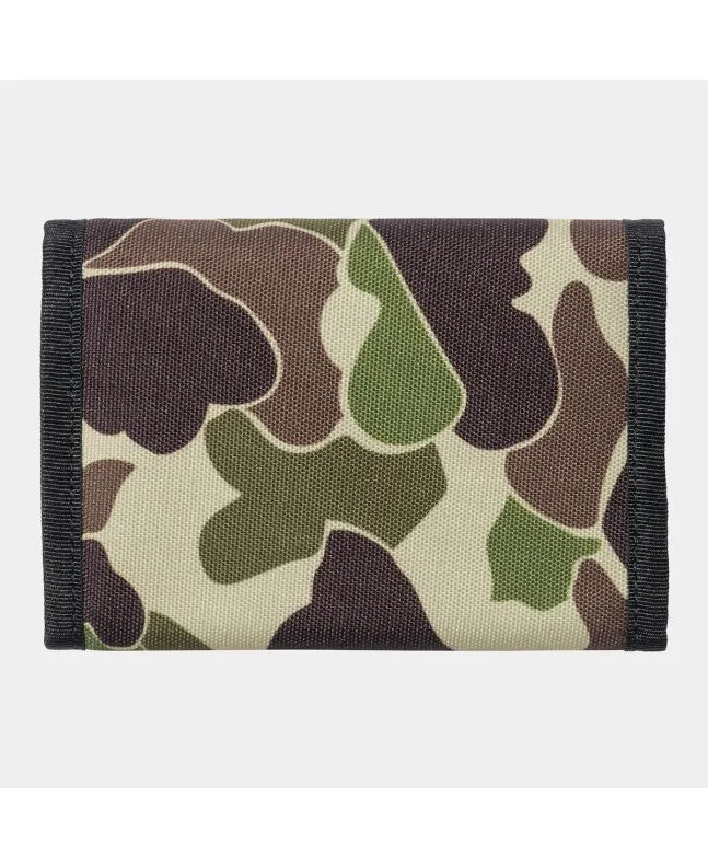 Cartera Carhartt WIP Alec Wallet Camo Duck Green