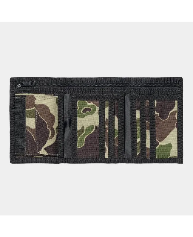 Cartera Carhartt WIP Alec Wallet Camo Duck Green