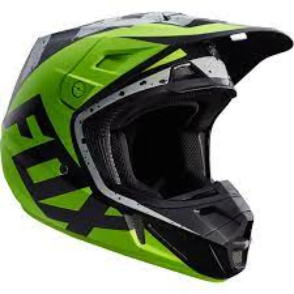 Casco para Hombre FOX V2 NIRV HELMET, ECE GRY/YLW