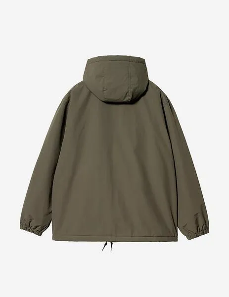 Cazadora CARHARTT HOODED COACH - Cypress/Black