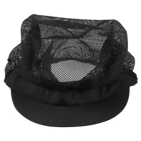 Chef Hat Adjustable Elastic Breathable Mesh Work Cap Beanie for Kitchen Working