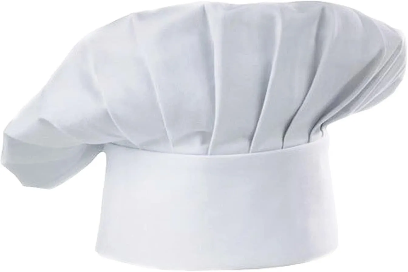 Chef Hat Adult Adjustable Elastic Baker Kitchen Cooking Chef Cap