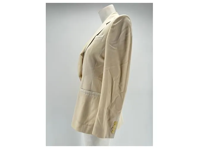 Chloé CHLOE Chaquetas T.ÉL 38 Lana Beige 