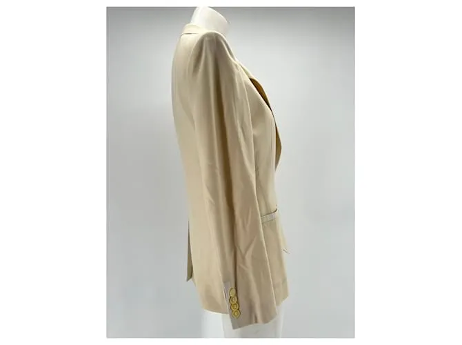 Chloé CHLOE Chaquetas T.ÉL 38 Lana Beige 