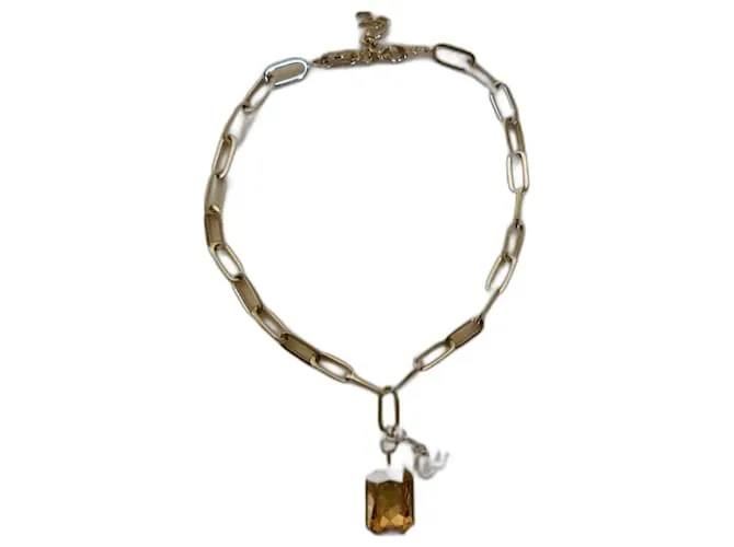 Christian Lacroix Collares Plata Amarillo 