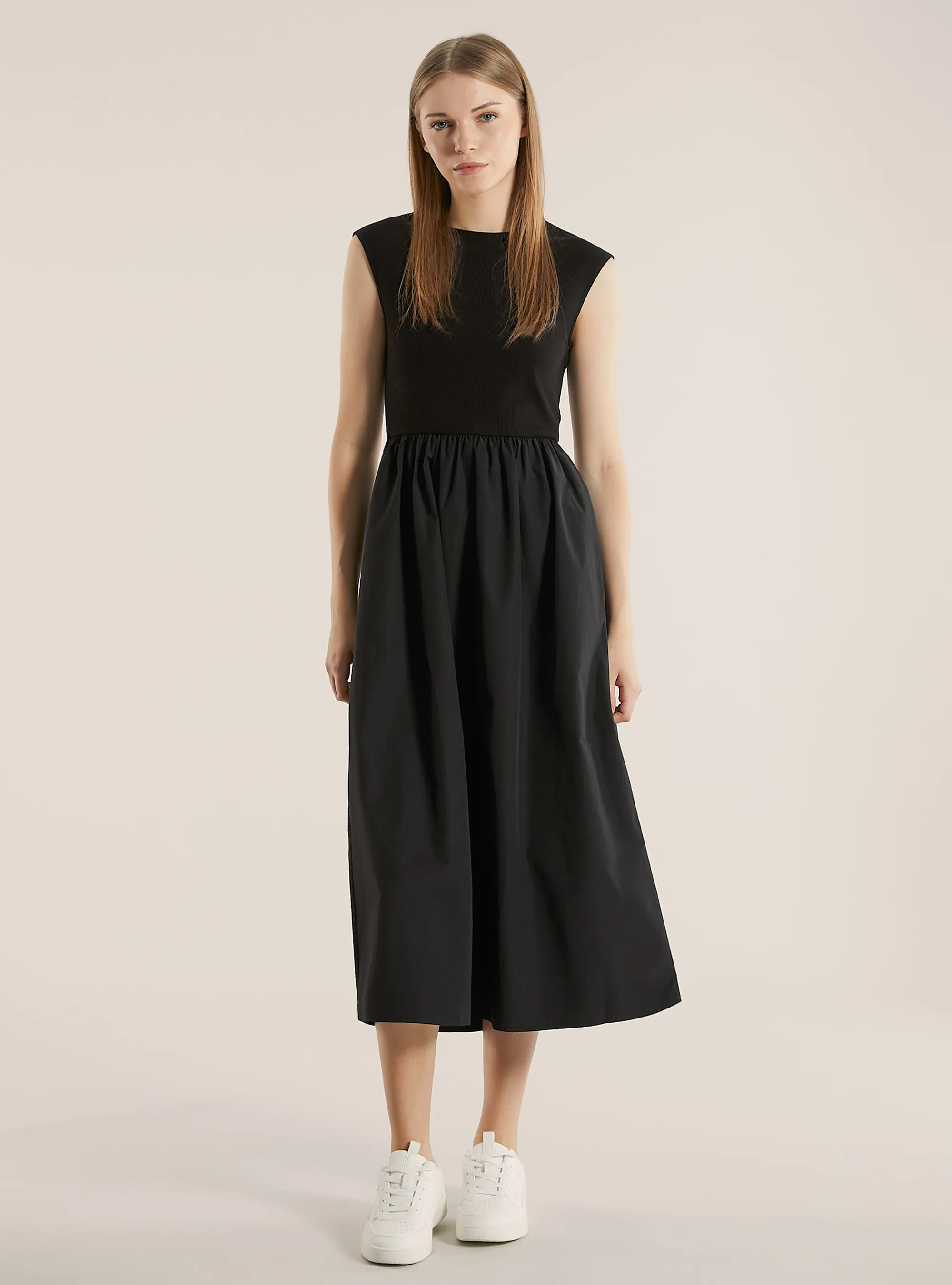 Combined midi dress