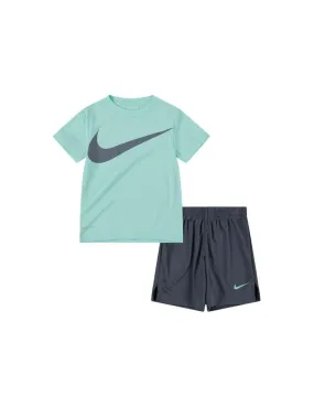 Conjunto Niño Nike Drop Set Verde Gris