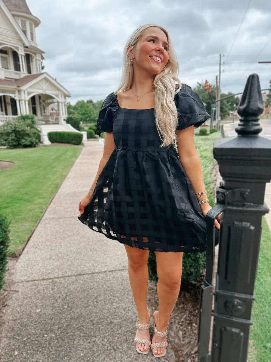 Delicate Daze Black Dress-