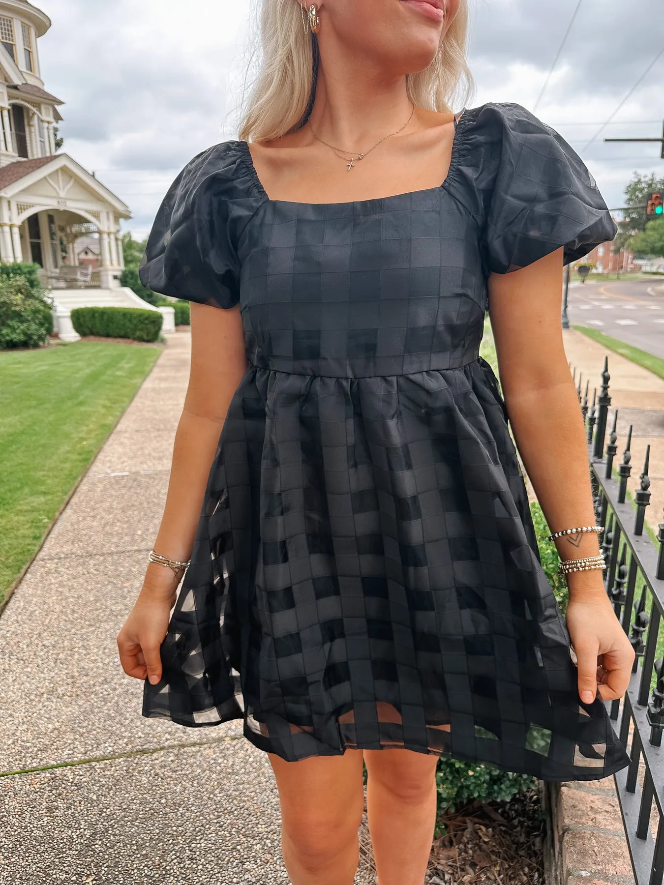 Delicate Daze Black Dress-