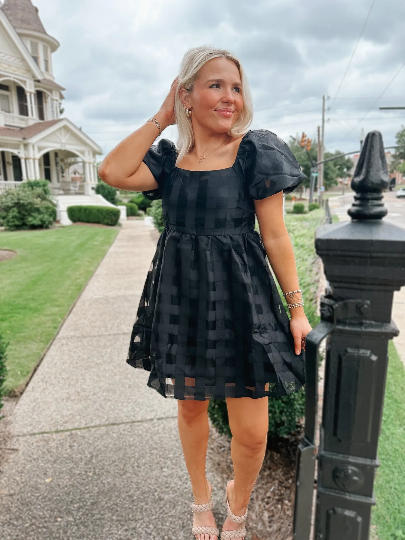 Delicate Daze Black Dress-