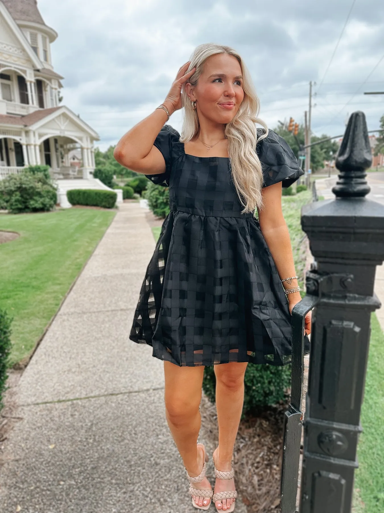 Delicate Daze Black Dress-