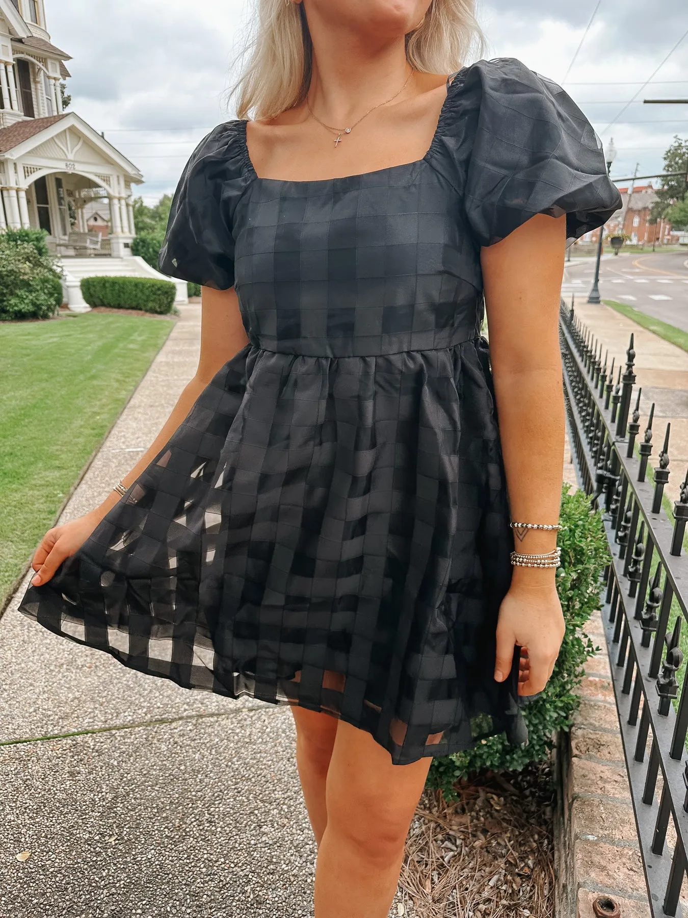 Delicate Daze Black Dress-