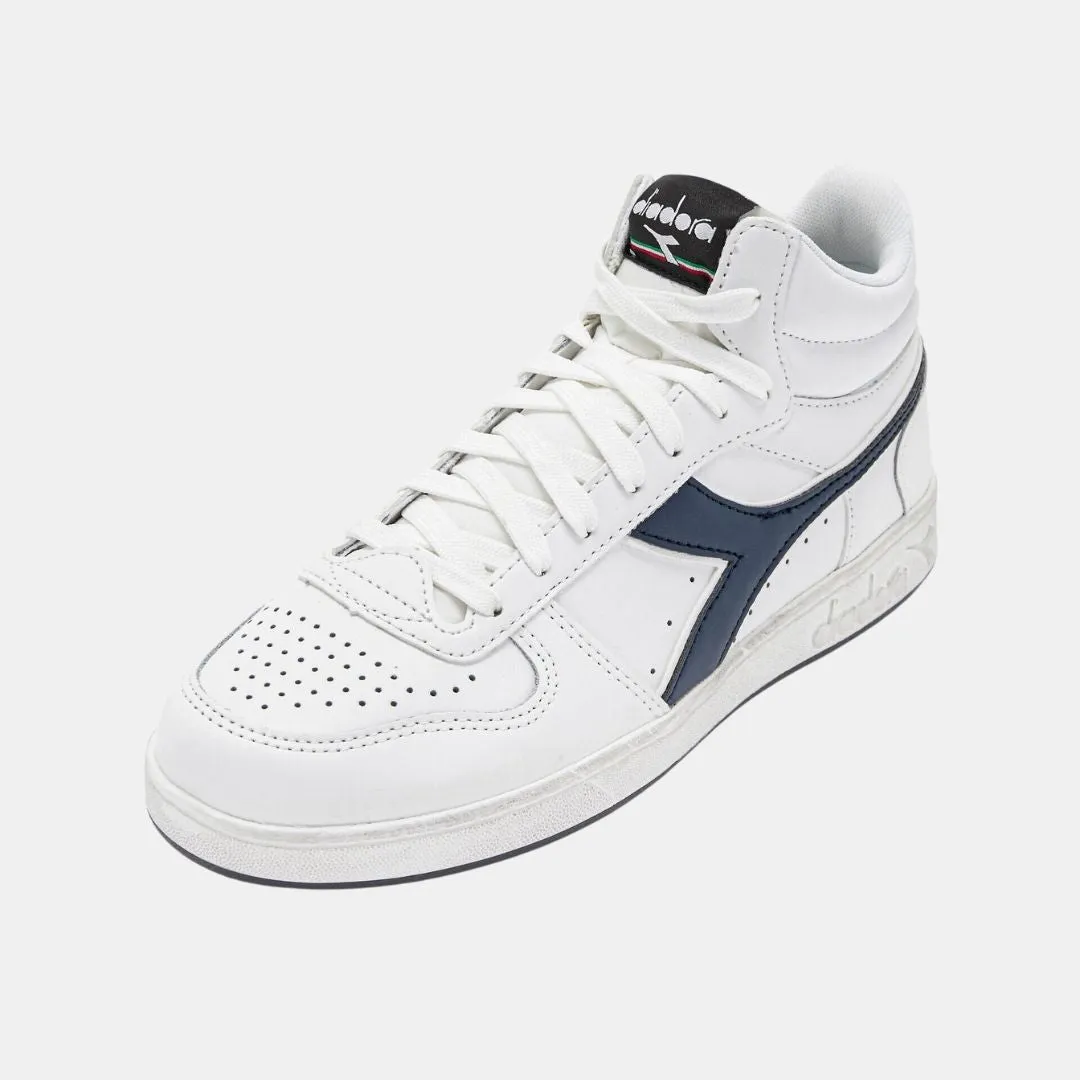 Diadora Magic Basket Demi Icona White Blue Caspian Sea