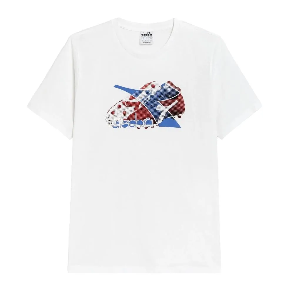 Diadora T-Shirt Masculino T-Shirt_SS_Archive Optical_White