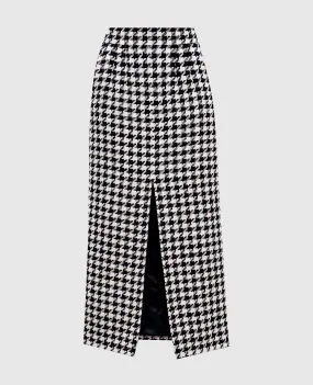 Dolce&Gabbana Midi skirt with patterned wool