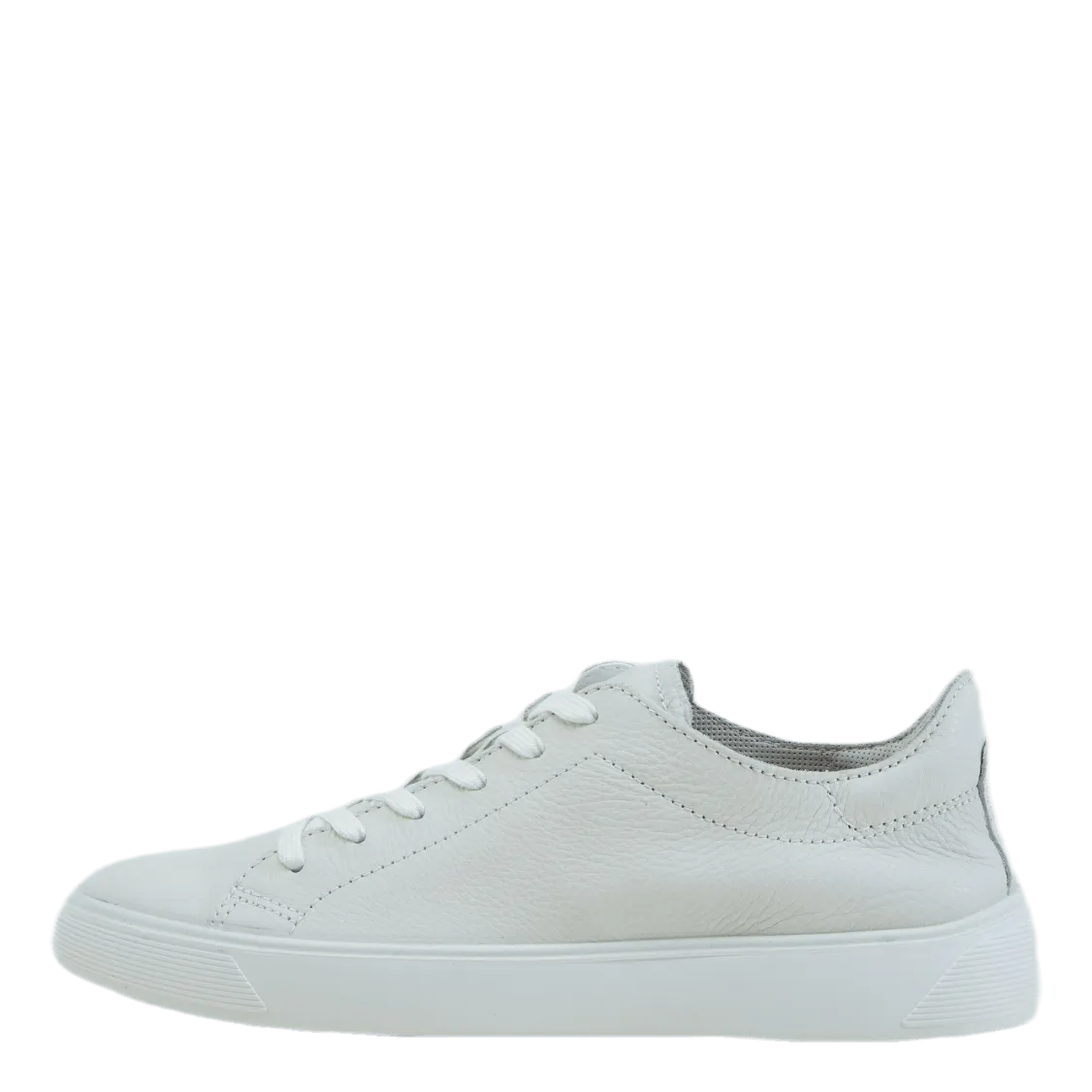 Ecco Street Tray Laced Shoes White