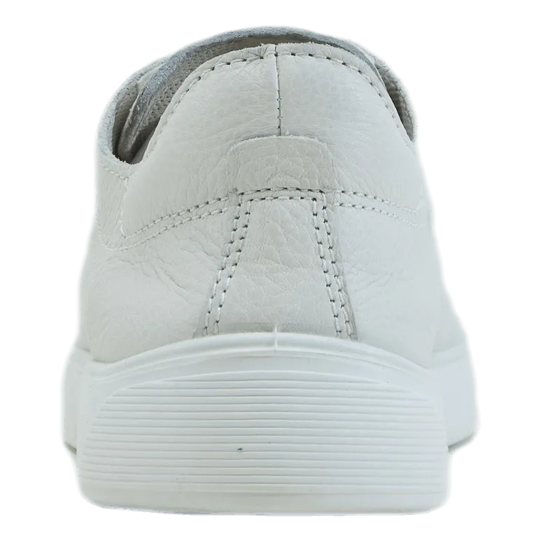 Ecco Street Tray Laced Shoes White