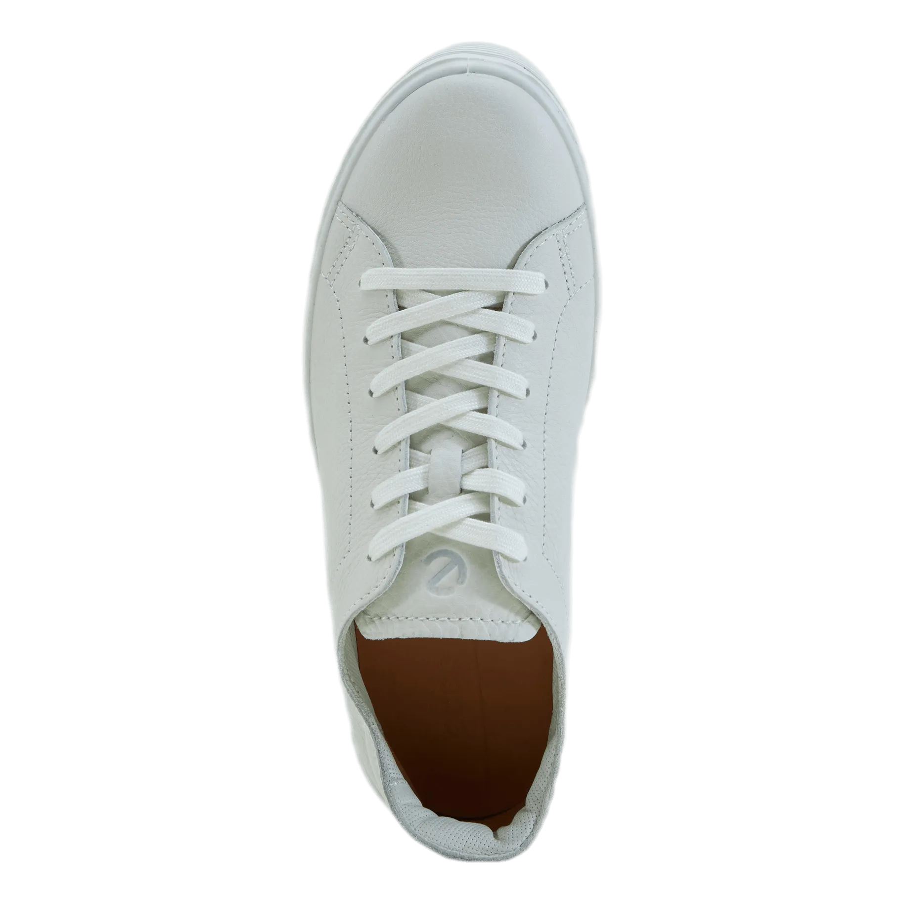 Ecco Street Tray Laced Shoes White