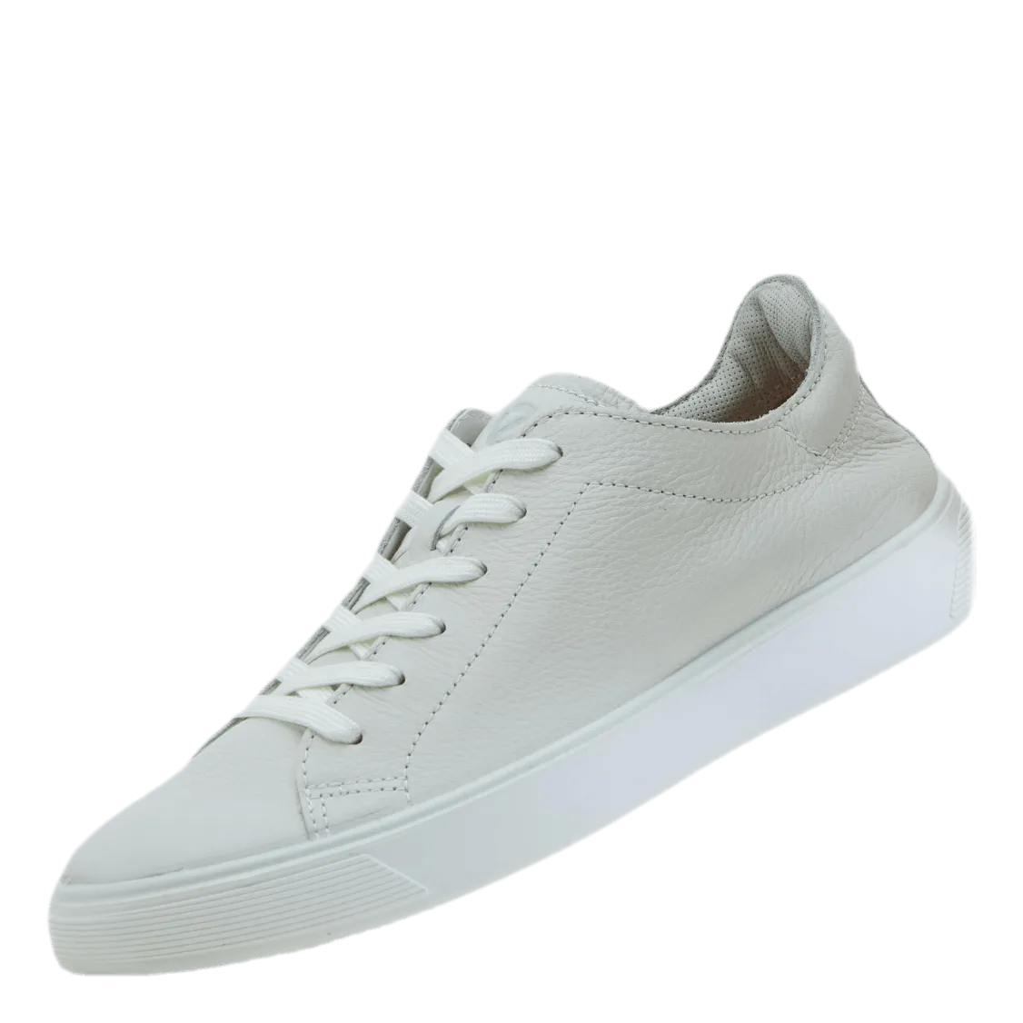 Ecco Street Tray Laced Shoes White