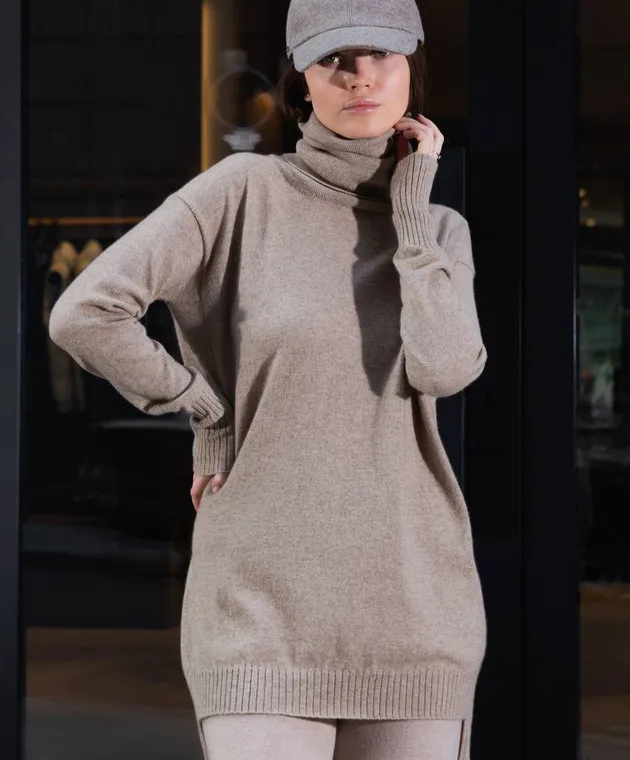 Enrico Mandelli Beige cashmere sweater