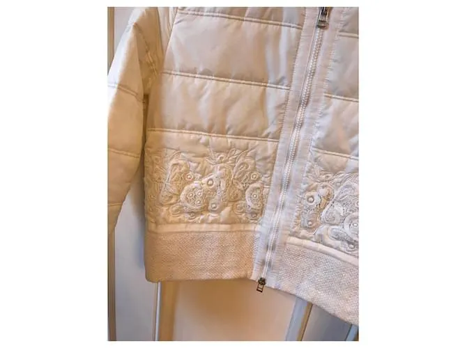 ERMANNO SCERVINO Chaquetas T.ÉL 40 poliéster Blanco 