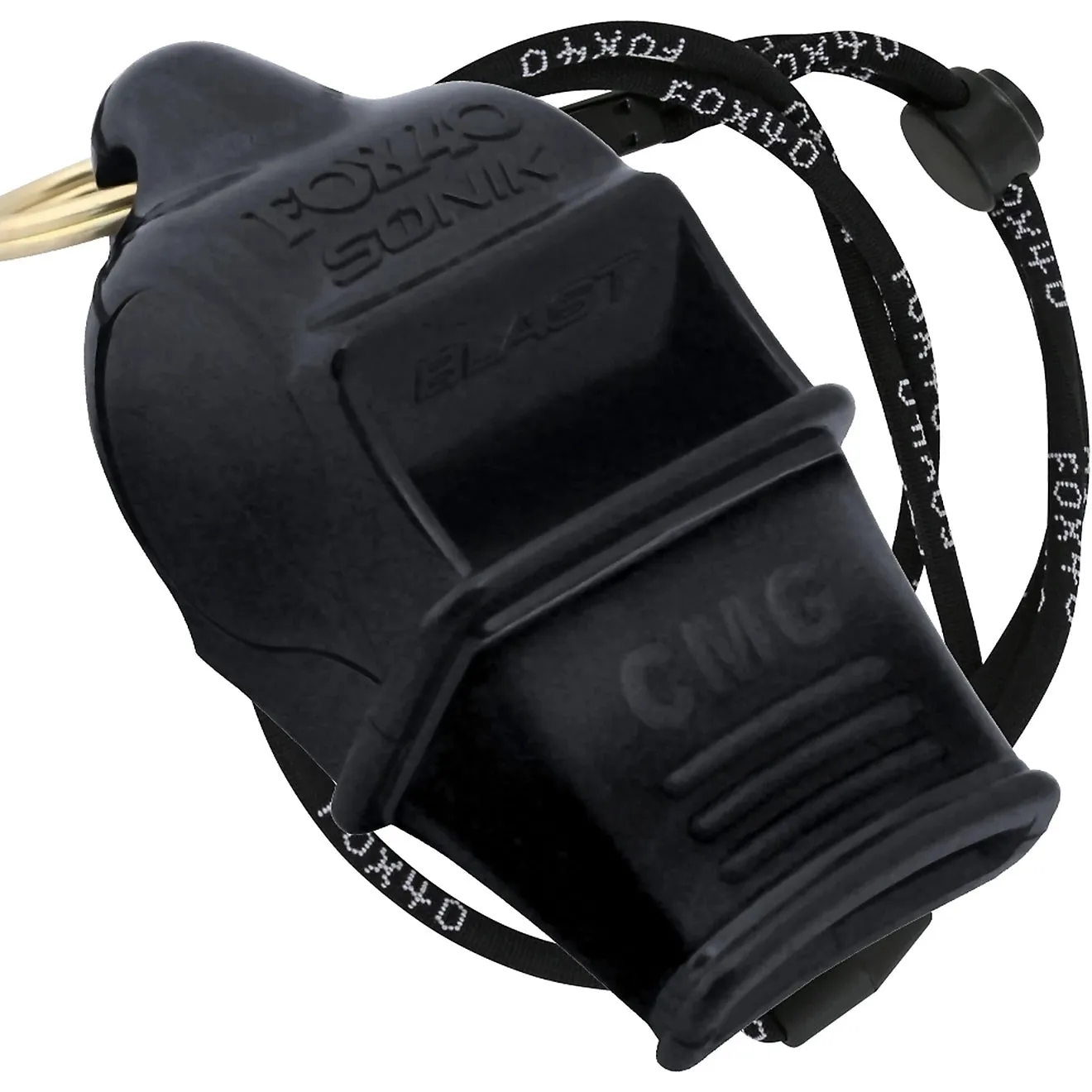 Fox 40 Sonik Blast CMG Official Whistle Black L