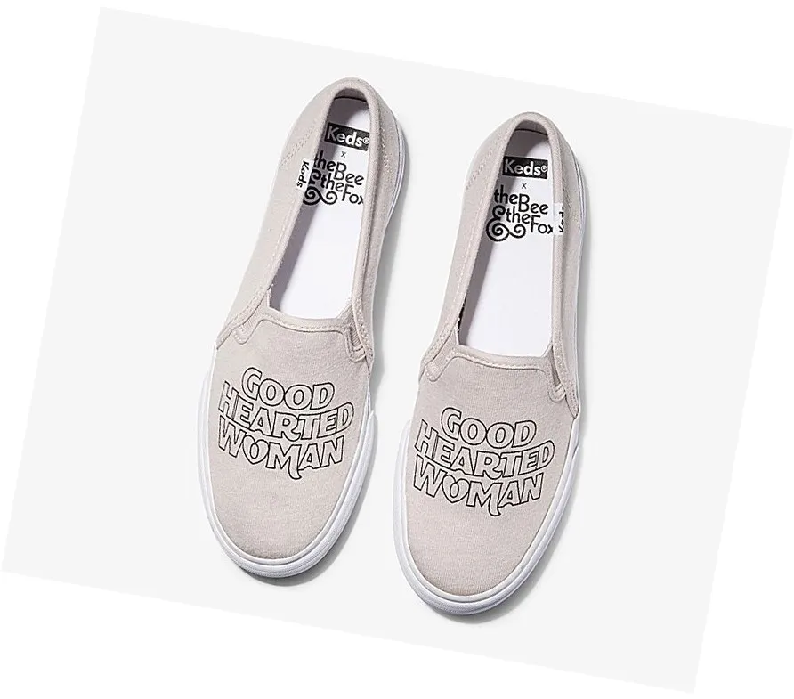 fragante Zapatos Slip On Keds x The Bee & The Fox Double Decker ‘Good Hearted Woman’ Mujer Lavanda 2024 – Zapatos Sli