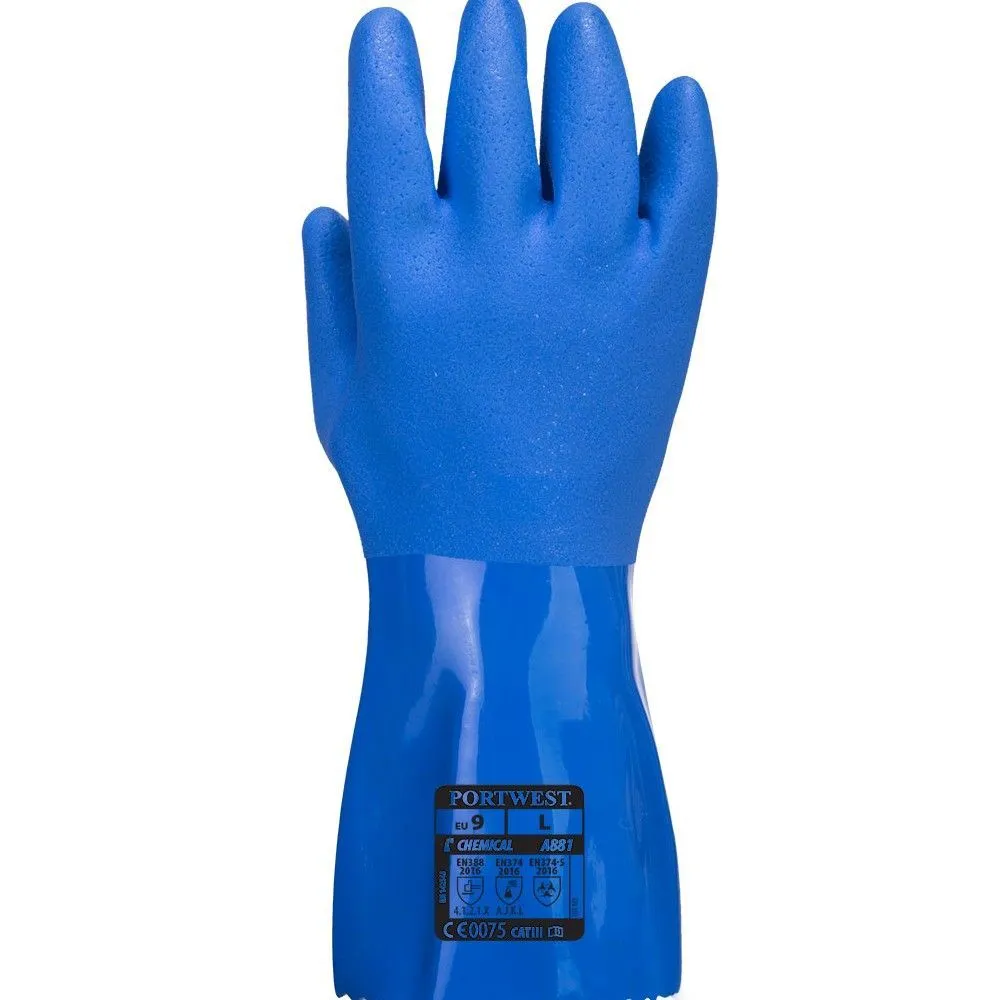 Guante químico de PVC Marine Ultra 