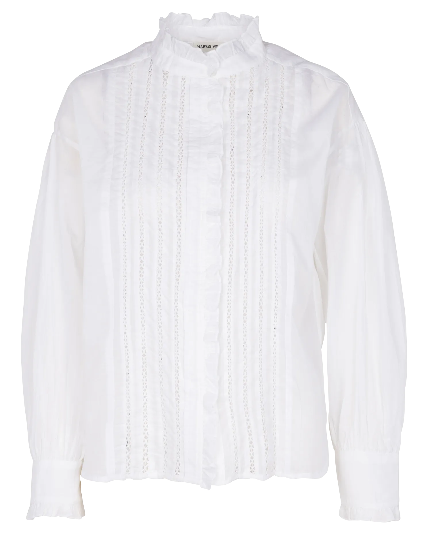 HARRIS WILSON FAY - Camisa oversize cuello victoriano de algodón en blanco