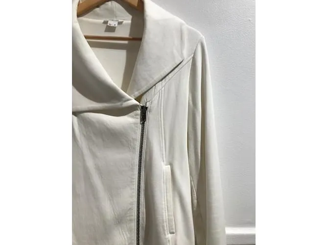 HELMUT LANG Chaquetas T.Sintético Internacional S Blanco 