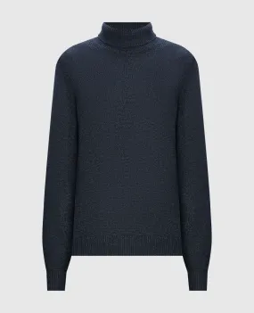 Helmut Lang Gray wool and cashmere sweater