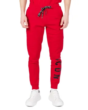 Icon Printed Cotton Trousers with Side Pockets