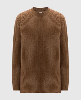 Jan Jan Van Essche Brown camel wool sweater