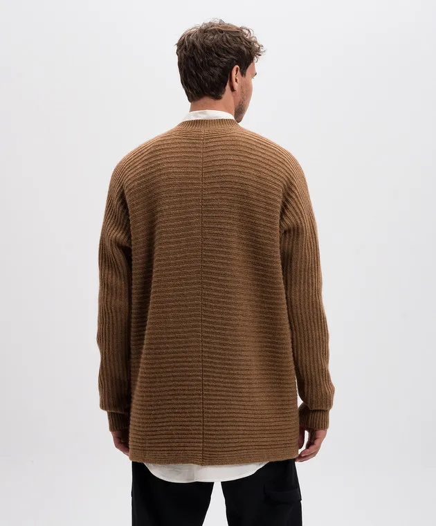 Jan Jan Van Essche Brown camel wool sweater