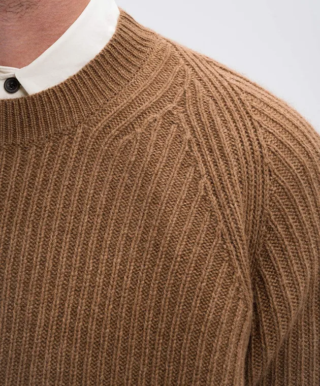 Jan Jan Van Essche Brown camel wool sweater