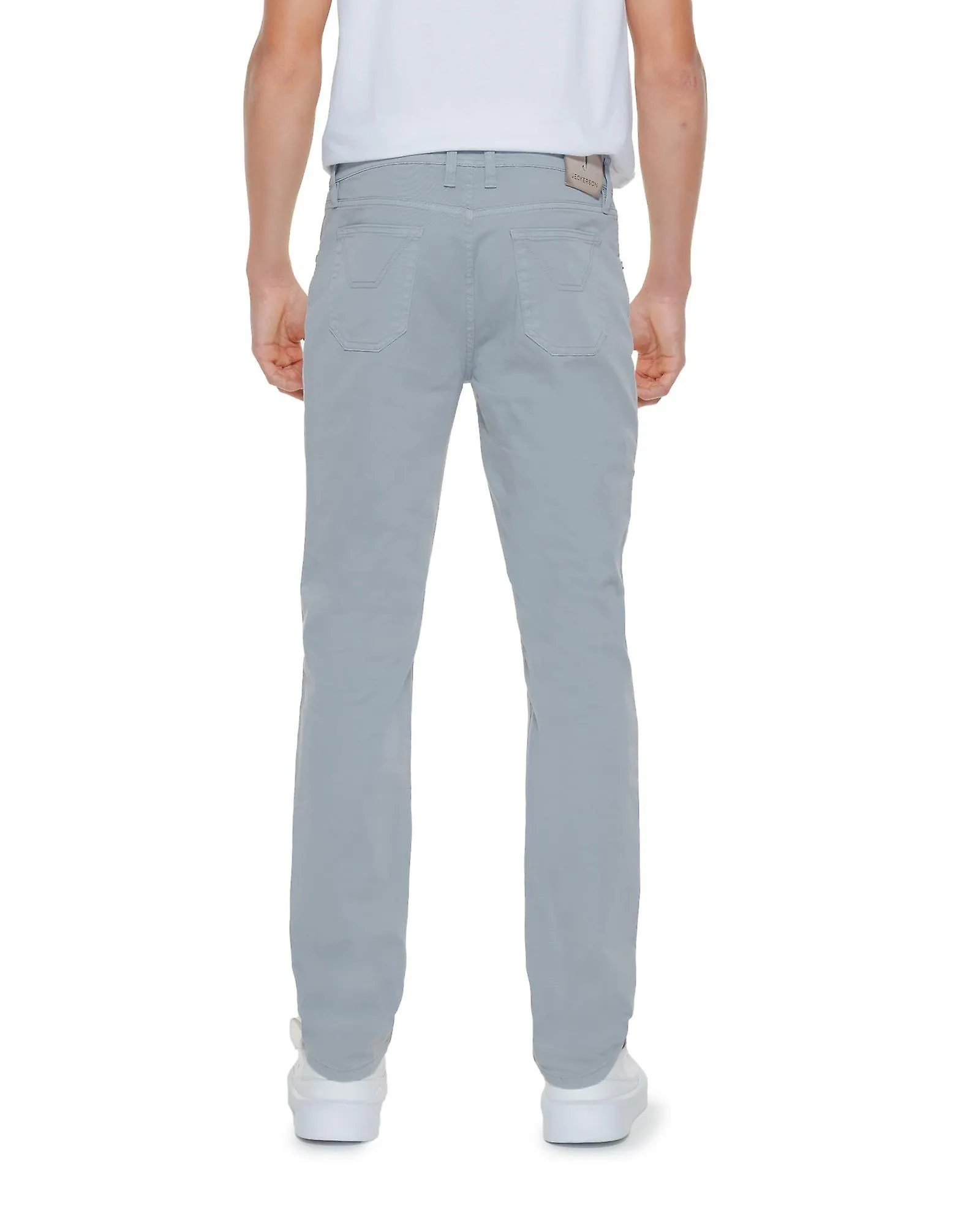 Jeckerson Cotton Blend Zip and Button Trousers