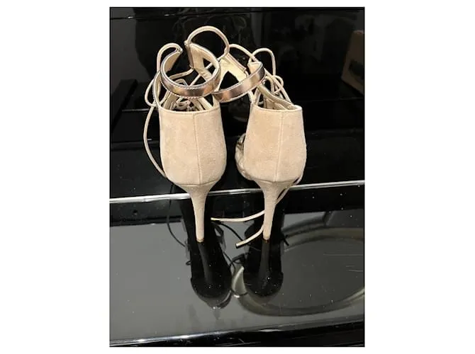 Jimmy Choo Sandalias Beige 