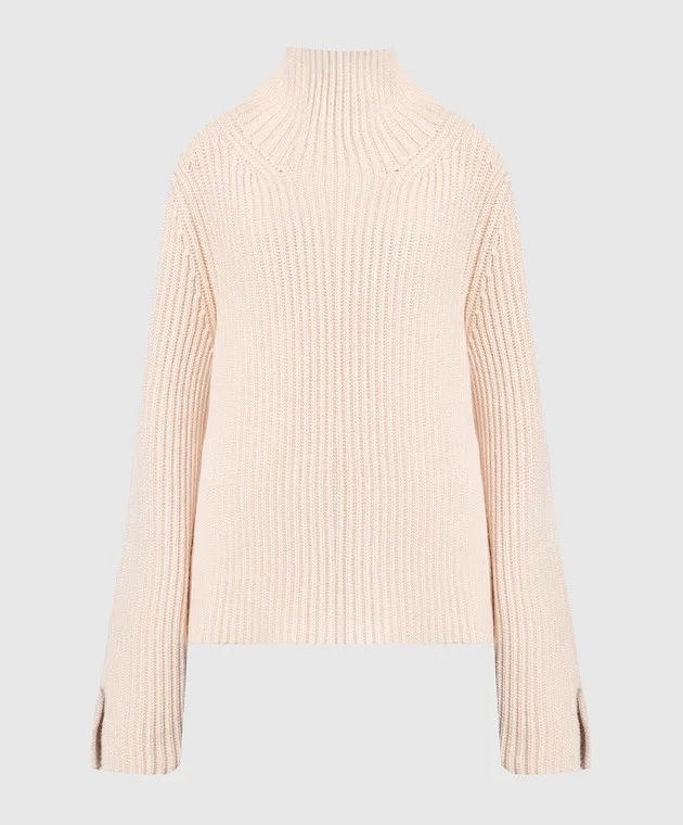 Khaite Light beige cashmere sweater