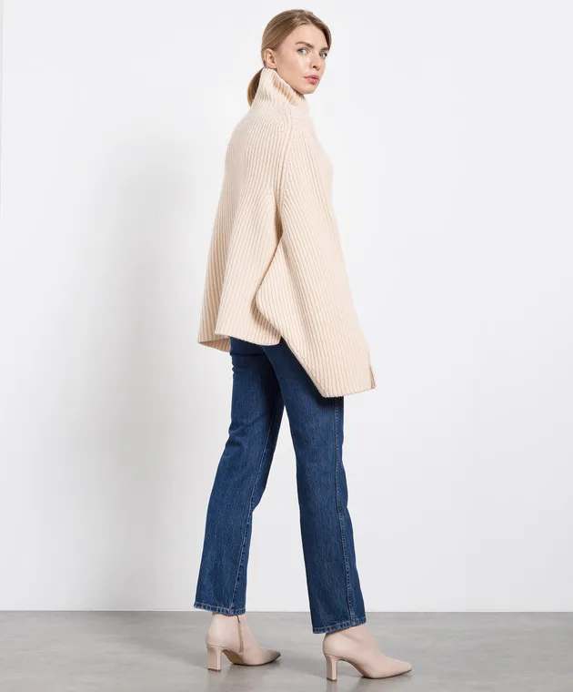 Khaite Light beige cashmere sweater