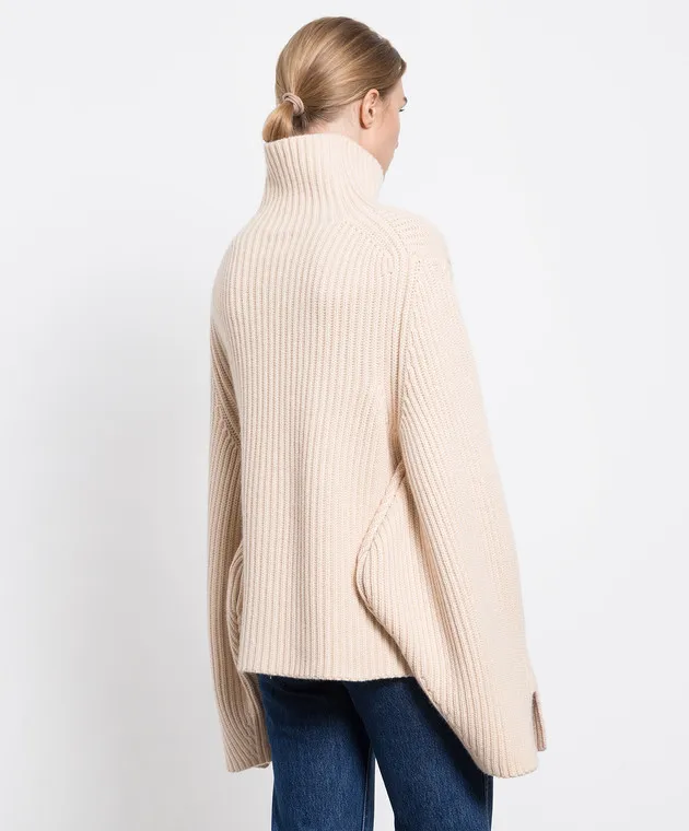 Khaite Light beige cashmere sweater