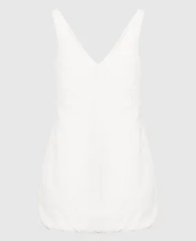 Khaite White mini dress