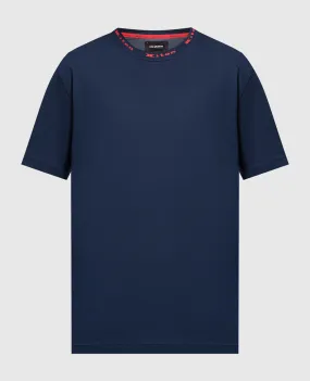 Kiton Blue t-shirt with logo