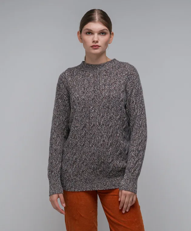 Kiton Cashmere sweater with textured pattern