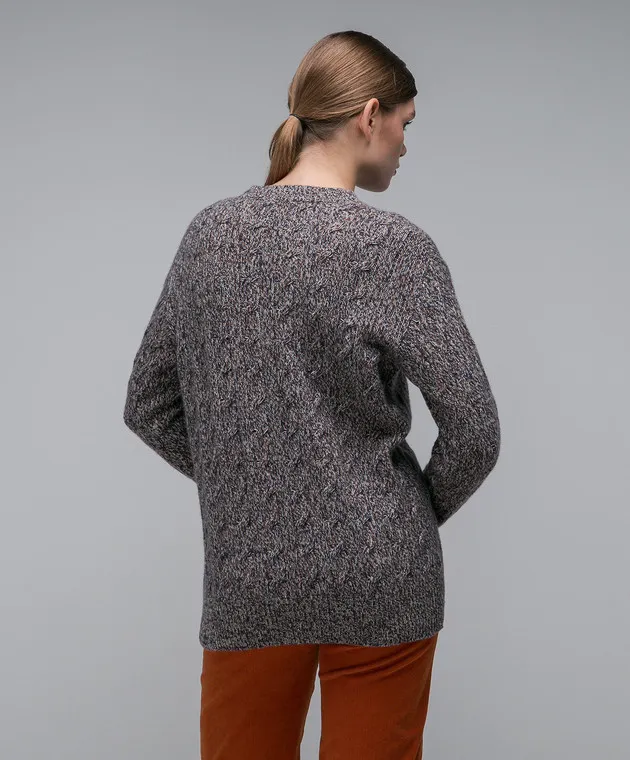 Kiton Cashmere sweater with textured pattern